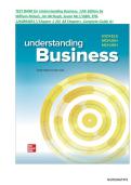 TEST BANK for Understanding Business&comma; 13th Edition by William Nickels&comma; Jim McHugh&comma; Susan Mc&vert;&vert;ISBN&comma; 978- 1260894851&vert;&vert;Chapter 1-20&vert; All Chapters &comma;Complete Guide A&plus;