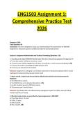 ENG1503 Assignment 1&colon; Comprehensive Practice Test 2026