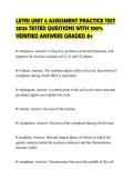 LETRS UNIT 6 ASSESSMENT PRACTICE TEST 2026 TESTED QUESTIONS WITH 100&percnt; VERIFIED ANSWERS GRADED A&plus;