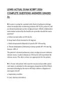 LEWIS ACTUAL EXAM SCRIPT 2026 COMPLETE QUESTIONS ANSWERS GRADED A&plus;