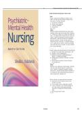 Testbank Psychiatric mental health nursing 9th edition by videbeck
