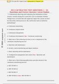 ISC2 CAP PRACTICE TEST QUESTIONS&colon; 1 - 50  Questions and Correct Answers &vert; Latest Update 