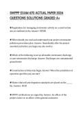 SWPPP EXAM 670 ACTUAL PAPER 2026 QUESTIONS SOLUTIONS GRADED A&plus;