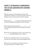 SWPPP FL STORMWATER COMPREHENSIVE TEST 101 2026 QUESTIONS WITH ANSWERS GRADED A&plus;