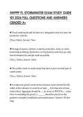 SWPPP FL STORMWATER EXAM STUDY GUIDE 101 2026 FULL QUESTIONS AND ANSWERS GRADED A&plus;