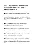 SWPPP FL STORMWATER FINAL PAPER 101 2026 FULL QUESTIONS AND CORRECT ANSWERS GRADED A&plus;