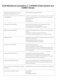 NCSU MIE 305 Exam 2 &lpar;Chapters 4&comma; 6&comma; 7&rpar; UPDATED ACTUAL Questions and  CORRECT Answers 