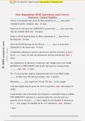 New Hampshire MPJE Questions and Correct  Answers &vert; Latest Update