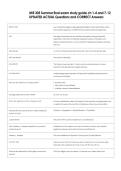 MIE 305 Summer final exam study guide ch 1-4 and 7-12  UPDATED ACTUAL Questions and CORRECT Answers