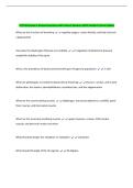 ATTR 462 Exam 3 Review Questions with Correct Answers 100&percnt; Verified 