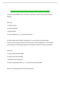 ATTR 462 Test &num;3 Questions with Correct Answers 100&percnt; Verified