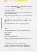 NMC CBT Questions and Correct Answers &vert; Latest  Update