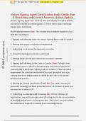 Notary Signing Agent Certification Study Guide&colon; Part  1 Questions and Correct Answers &vert; Latest Update 