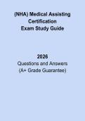 &lpar;NHA&rpar; Medical Assisting Certification 2026 Exam &vert; Complete Study Guide & Practice Questions