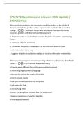CPS 7570 Questions and Answers 2026 Update &vert;  100&percnt; Correct  