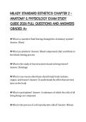 MILADY STANDARD ESTHETICS CHAPTER 2 &ndash; ANATOMY & PHYSIOLOGY EXAM STUDY GUIDE 2026 FULL QUESTIONS AND ANSWERS GRADED A&plus;