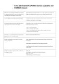 CTVA 300 Final Exam UPDATED ACTUAL Questions and  CORRECT Answers