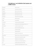 CTVA 300 Exams 1 and 2 UPDATED ACTUAL Questions and  CORRECT Answers