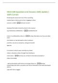 HSCO 500 Questions and Answers 2026 Update &vert;  100&percnt; Correct 
