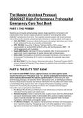 2026&sol;2027 NREMT Elite Test Bank & Study Guide &vert; Prehospital Emergency Care 