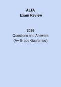 ALTA 2026 Exam Review &vert; Complete Certification Study Guide & Practice Questions