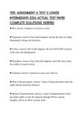 TEFL ASSIGNMENT A TEXT 2 LOWER INTERMEDIATE 2026 ACTUAL TEST PAPER COMPLETE SOLUTIONS VERIFIED