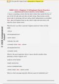 NRSE 2221&colon; Chapter 25 &lpar;Hygiene&rpar; Davis Practice  Questions and Correct Answers &vert; Latest Update 