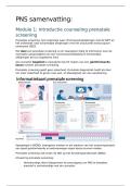 Samenvatting E-learning RIVM counseling bij Prenatale Screening en Diagnostiek