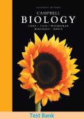 TEST BANK FOR CAMPBELL BIOLOGY&vert;&vert;11 EDITION&vert;&vert;URRY-CAIN-WASSERMAN-MINORSKY-REECE