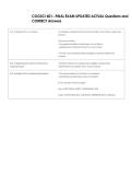 COGSCI 401--FINAL EXAM UPDATED ACTUAL Questions and  CORRECT Answers 