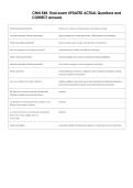 CMN 548- final exam UPDATED ACTUAL Questions and  CORRECT Answers 