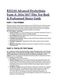 2026&sol;2027 RELIAS Advanced Dysrhythmia Exam A &vert; Complete Elite Test Bank&comma; Rationales & AHA Clinical Guide