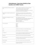 CMN 548 Module 1 Study Guide UPDATED ACTUAL  Questions and CORRECT Answers 