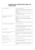 CMN 548 MODULE 3 UPDATED ACTUAL Questions and  CORRECT Answers