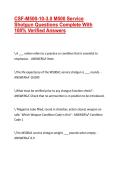 CSF-M500-10-3&period;0 M500 Service Shotgun Questions Complete With 100&percnt; Verified Answers