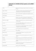 CMN 548 Unit 5 UPDATED ACTUAL Questions and CORRECT  Answers 