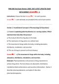 PNM 300 Final Exam Review&vert; 2026&vert; 2027 LATEST UPDATED EXAM WITH CORRECT ANSWER️S