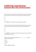CLN500 Order Transmittal Exam Bundle