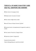 TEXES EC-6 391 MUSIC EXAM STUDY GUIDE 2026 FULL QUESTIONS AND ANSWERSTEXES EC-6 391 MUSIC EXAM STUDY GUIDE 2026 FULL QUESTIONS AND ANSWERS