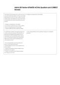 Admin 201 Review UPDATED ACTUAL Questions and CORRECT  Answers