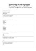 Salesforce&period;com ADM-201 Certification Preparation  &lpar;Author&colon; Amy Harbin&comma; compiled by&colon; Joscha Hintz&rpar;  UPDATED ACTUAL Questions and CORRECT Answers 