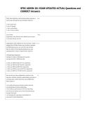 SFDC ADMIN 201 EXAM UPDATED ACTUAL Questions and  CORRECT Answers 