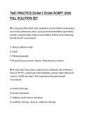 TMC PRACTICE EXAM 2 EXAM SCRIPT 2026 FULL SOLUTION SETTMC PRACTICE EXAM 2 EXAM SCRIPT 2026 FULL SOLUTION SET