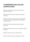 TN JURISPRUDENCE FINAL EXAM 2026 MASTER KEY REVIEW