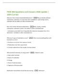 PNM 300 Questions and Answers 2026 Update &vert;  100&percnt; Correct  