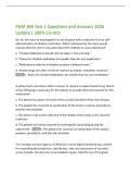 PNM 300 Test 1 Questions and Answers 2026  Update &vert; 100&percnt; Correct