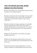 TNCC 8TH EDITION 2026 FINAL REVIEW BUNDLED SOLUTION PACKAGE