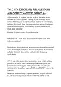 TNCC 8TH EDITION 2026 FULL QUESTIONS AND CORRECT ANSWERS GRADED A&plus;
