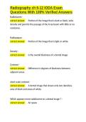 Radiography ch 6-12 IODA Exam Questions With 100- Verified Answers&period;docx