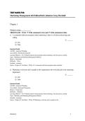 Marketing Management &lpar;4th Edition&rpar; &ndash; MKTG 301 &ndash; Comprehensive Test Bank with Multiple-Choice Questions and Answer Key